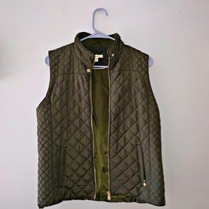 Francesca’s Pine-Green Vest